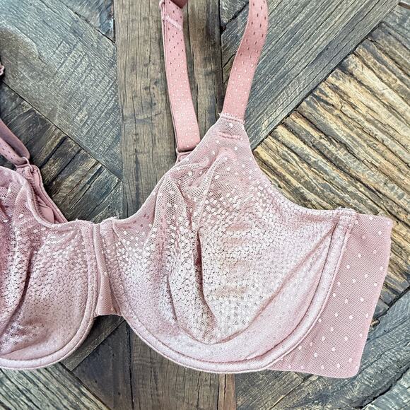 Wacoal 855303 Back Appeal Underwire Smoothing Bra - Burlwood – 38D - Picture 4 of 7